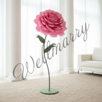 Ростовой цветок из бумаги "Роза розовая" Ростовой цветок из бумаги "Роза розовая"